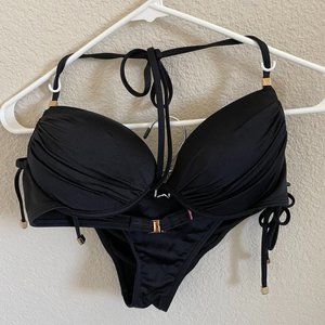 Victoria's Secret push up swimsuit, black